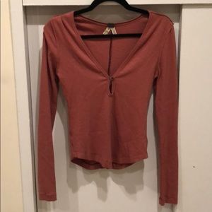 Free People Long-Sleeved Top